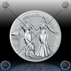 1oz GERMANIA 5 Mark 2020 (The Allegories - Italia & Germania) BU